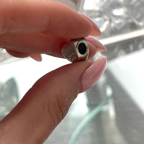 I Love You Silver Pandora Charm s 925 - Picture 2 of 5